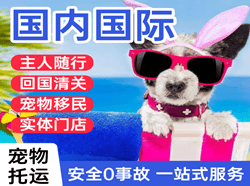 乌拉特中旗海流图机场托运国际宠物托运 【国